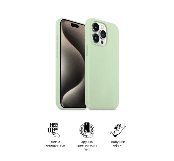 Чохол до мобільного телефона Armorstandart ICON2 Case Apple iPhone 15 Pro Soft Mint (ARM76996)