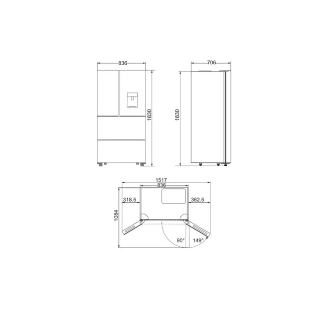 Холодильник Kaiser KS 80425 ElfEm N