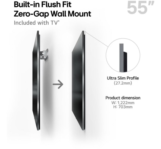 Телевізор LG OLED55G54LW