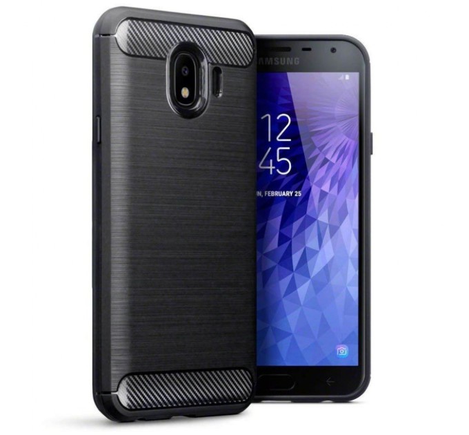 Чохол до моб. телефона Laudtec для Samsung J4/J400 Carbon Fiber (Black) (LT-J400F)