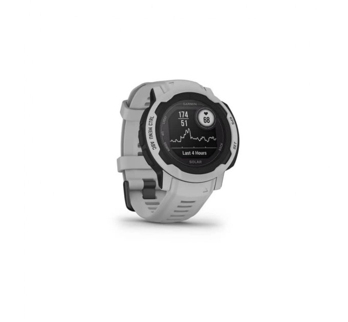 Смарт-годинник Garmin Instinct 2, Solar, Mist Gray, GPS (010-02627-01)