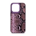 Чохол до мобільного телефона Harder Genuine Snake Apple iPhone 15 Pro Dark Purple (ARM76782)