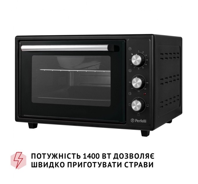 Електропіч Perfelli CLASSIC 37 BLACK