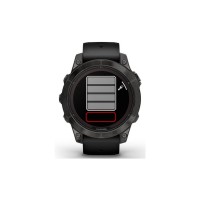 Смарт-часы Garmin fenix 7 Pro Saph Solar, Crbn Gry DLC Ti w/Black Band, GPS (010-02777-11)
