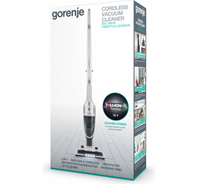 Пылесос Gorenje SVC180FW