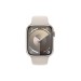 Смарт-годинник Apple Watch Series 9 GPS 41mm Starlight Aluminium Case with Starlight Sport Band - S/M (MR8T3QP/A)