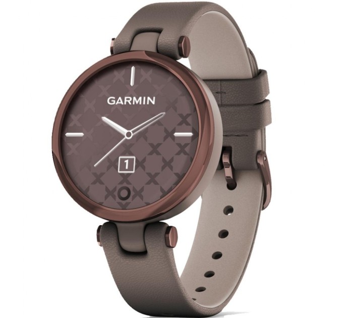 Смарт-часы Garmin Lily, DarkBronze, Paloma, Leather (010-02384-B0)