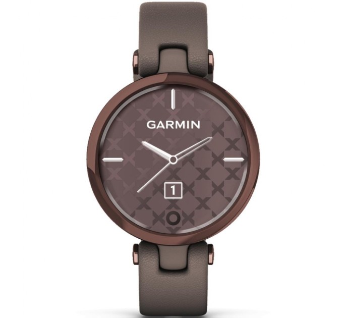 Смарт-годинник Garmin Lily, DarkBronze, Paloma, Leather (010-02384-B0)