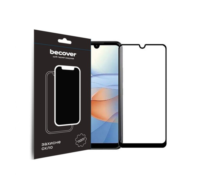 Скло захисне BeCover ZTE Blade L220 Black (709758)