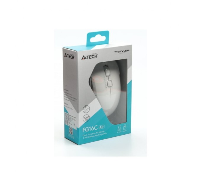 Мишка A4Tech FG16C Air Wireless White (FG16C Air White)