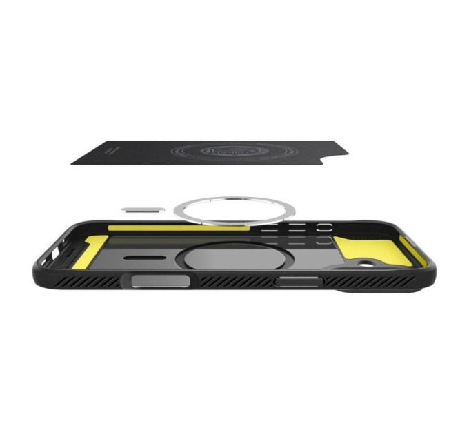 Чохол до мобільного телефона Spigen iPhone 16 Rugged Armor MagFit Matte Black (ACS08214)