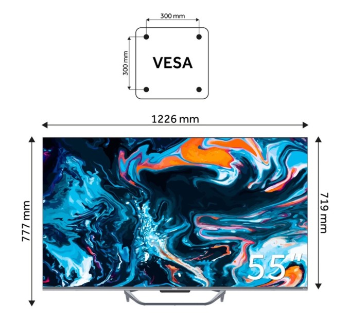 Телевізор Haier H55Q800UX