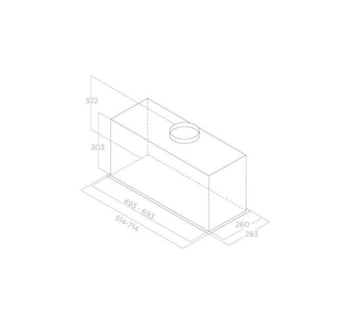 Витяжка кухонна Elica LANE IX/A/52