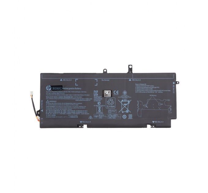 Аккумулятор для ноутбука HP Folio1040 G3 (BG06XL) 11.4V 3950mAh (NB461950)