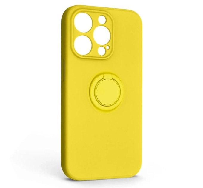 Чохол до мобільного телефона Armorstandart Icon Ring Apple iPhone 14 Pro Yellow (ARM68711)