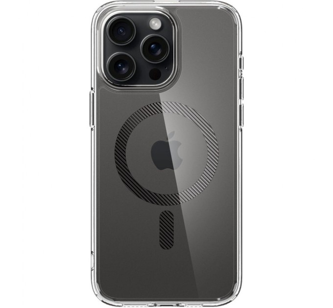 Чохол до мобільного телефона Spigen Apple iPhone 15 Pro Max Ultra Hybrid MagFit Carbon Fiber (ACS06578)