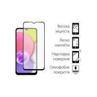 Чохол до мобільного телефона Dengos Kit for Samsung Galaxy A03s case + glass (Blue) (DG-KM-25)