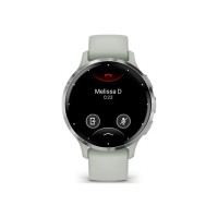 Смарт-годинник Garmin Venu 3S, Sage Gray + Passivated, GPS (010-02785-01)