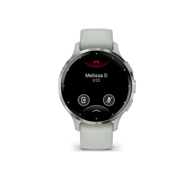 Смарт-годинник Garmin Venu 3S, Sage Gray + Passivated, GPS (010-02785-01)