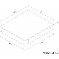 Варочная поверхность Kernau KIH 6433-4B