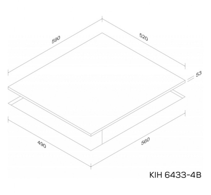 Варочная поверхность Kernau KIH 6433-4B