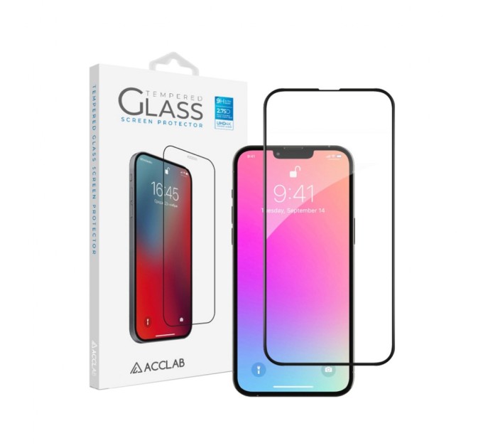 Скло захисне ACCLAB Full Glue Apple iPhone 13 Pro Max (1283126515422)