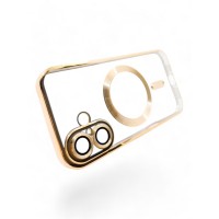 Чохол до мобільного телефона BeCover TPU Chrome Case (MagSafe) для Apple iPhone 16 Gold (712071)