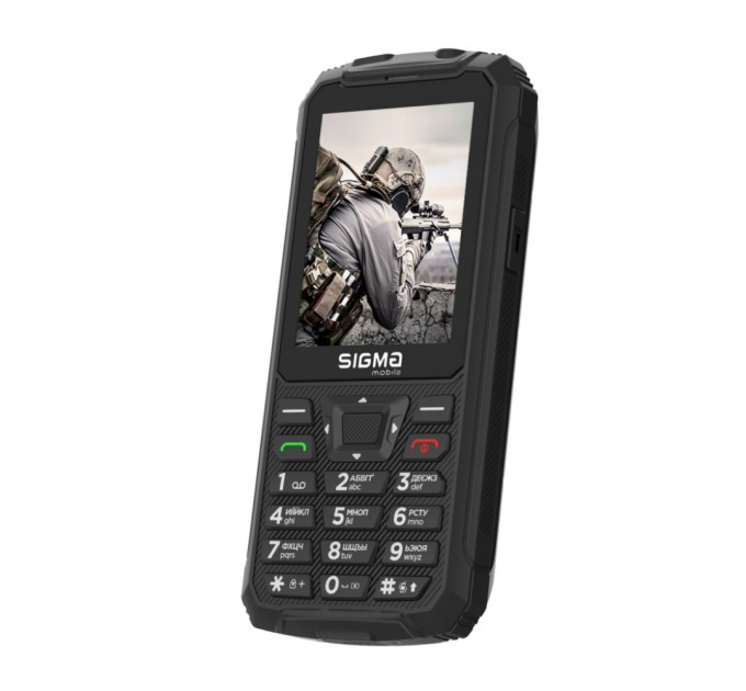 Мобільний телефон Sigma X-treme PR68 Type-C Black (4827798122419)