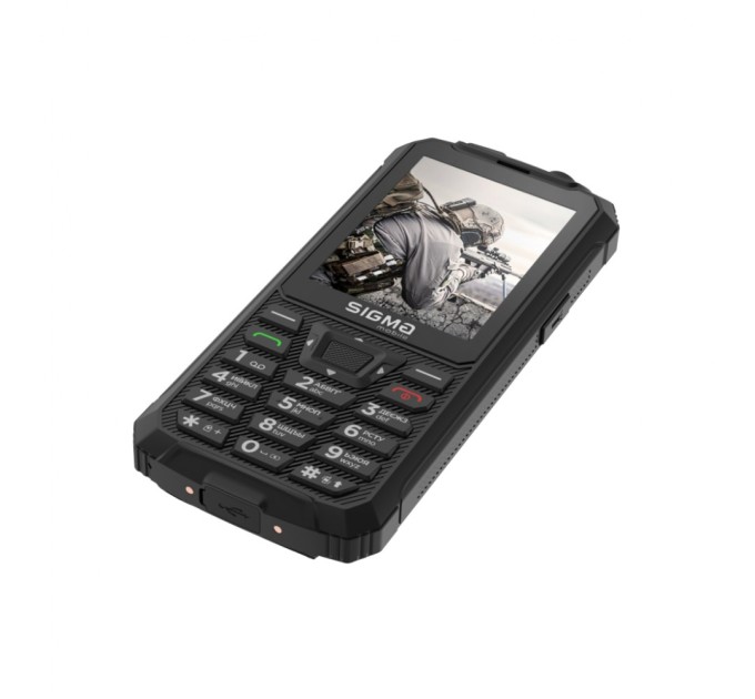 Мобільний телефон Sigma X-treme PR68 Type-C Black (4827798122419)