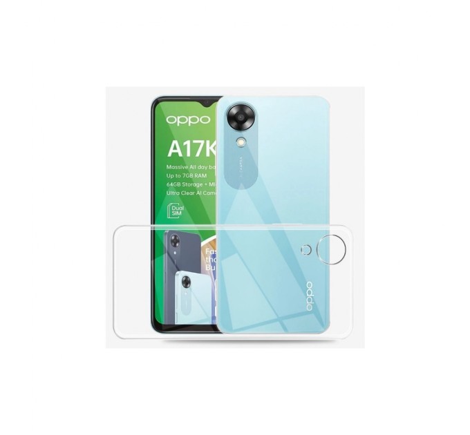 Чохол до мобільного телефона BeCover Oppo A17k 4G Transparancy (709301)