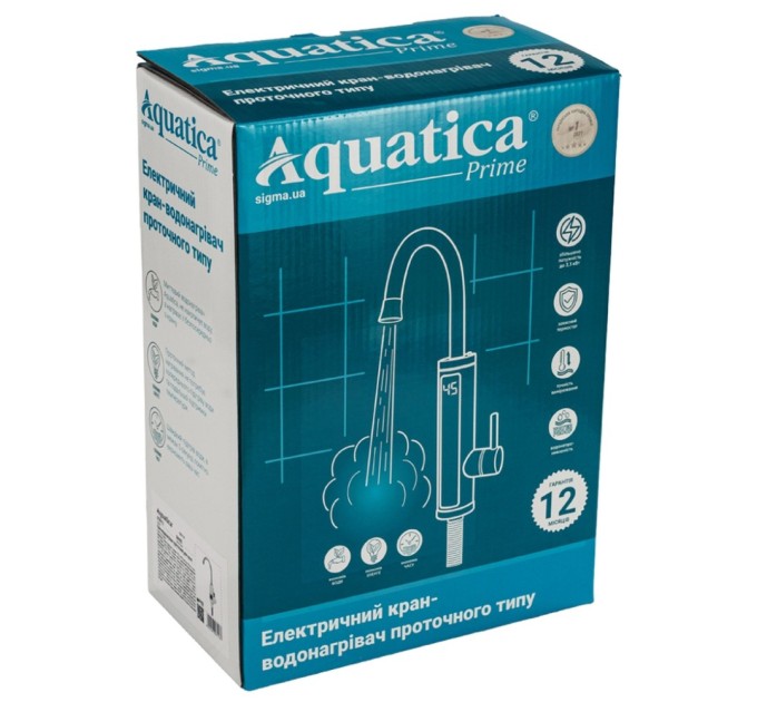 Проточний водонагрівач AQUATICA s96 3.3кВт для кухн (9796113)