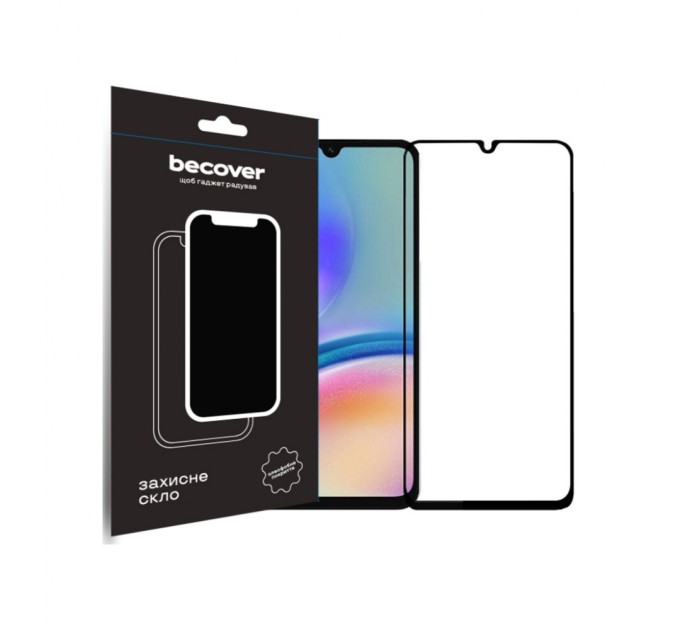 Скло захисне BeCover Samsung Galaxy A05 SM-A055/A05s SM-A057 Black (710157)