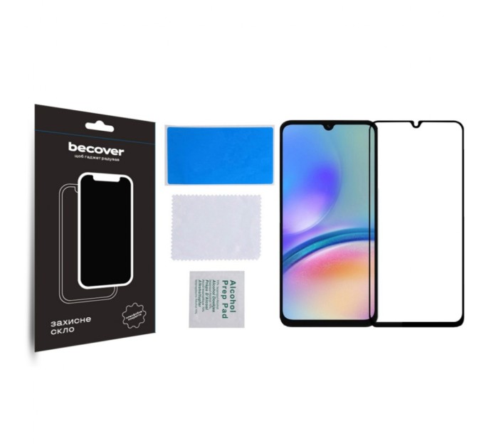 Скло захисне BeCover Samsung Galaxy A05 SM-A055/A05s SM-A057 Black (710157)