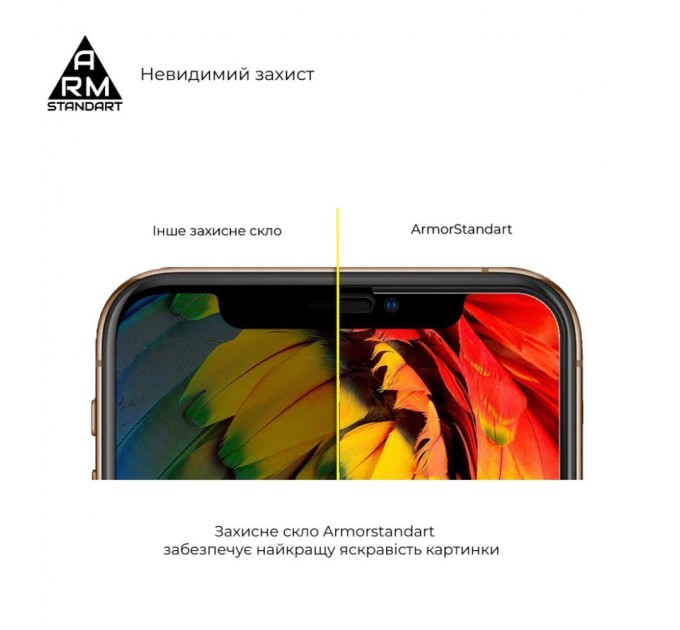 Скло захисне Armorstandart Full Glue Samsung A15 5G (A156) / A25 5G (A256) Black (ARM72440)