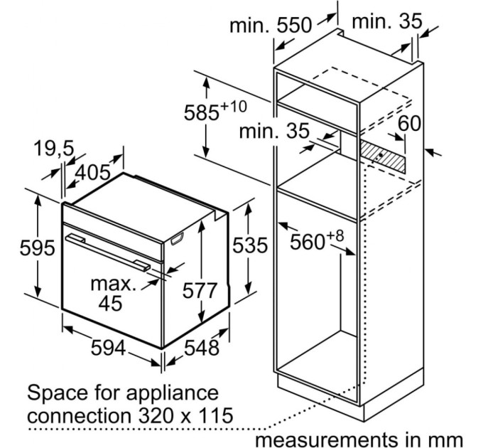 Духова шафа Bosch HSG7361B1