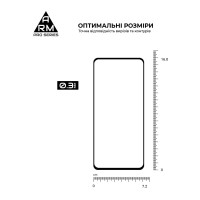 Скло захисне Armorstandart Pro OPPO A60 4G Black (ARM78605)