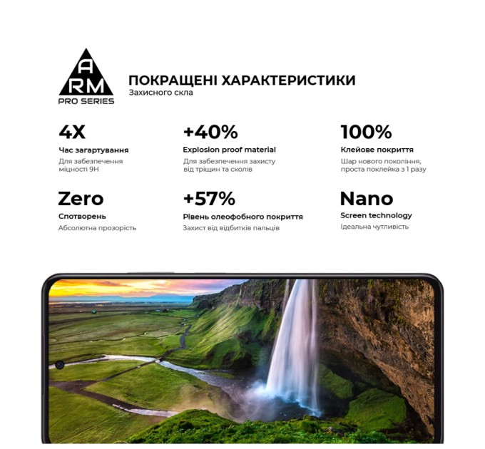 Скло захисне Armorstandart Pro OPPO A60 4G Black (ARM78605)