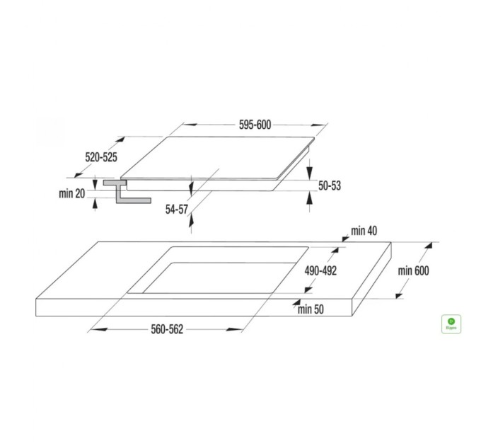 Варочна поверхня Gorenje ECT643BX