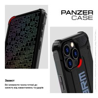 Чохол до мобільного телефона Armorstandart Panzer Samsung S25 Black (ARM81548)