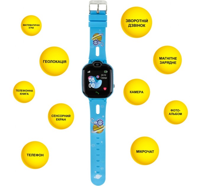 Смарт-часы AURA A3 WIFI Blue (KWAA3BL)