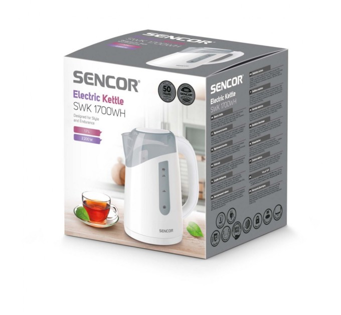 Електрочайник Sencor SWK1700WH