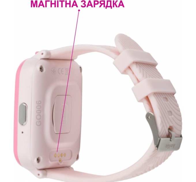 Смарт-часы Amigo GO006 GPS 4G WIFI Pink