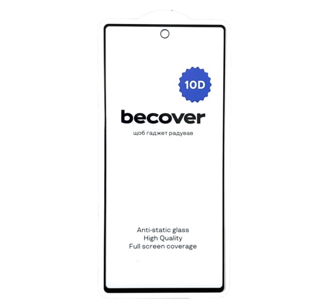 Скло захисне BeCover Google Pixel 6A 10D Black (711488)