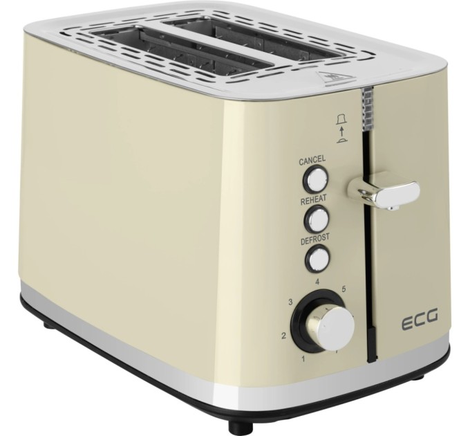 Тостер ECG ST 2766 Vintage Vanilla