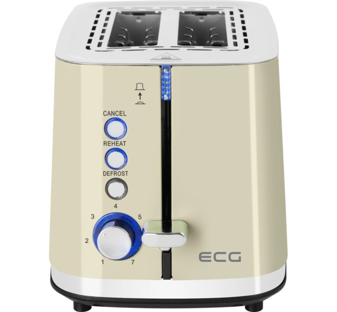 Тостер ECG ST 2766 Vintage Vanilla