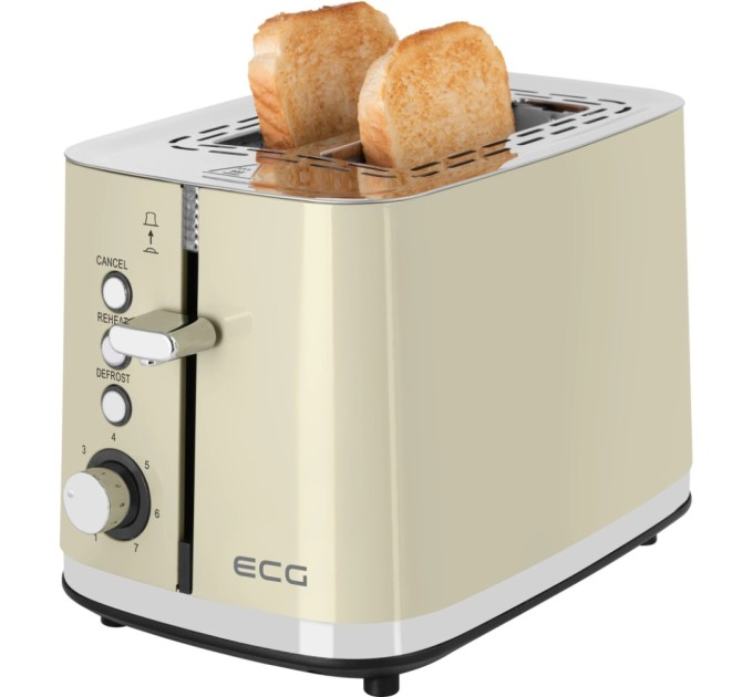 Тостер ECG ST 2766 Vintage Vanilla