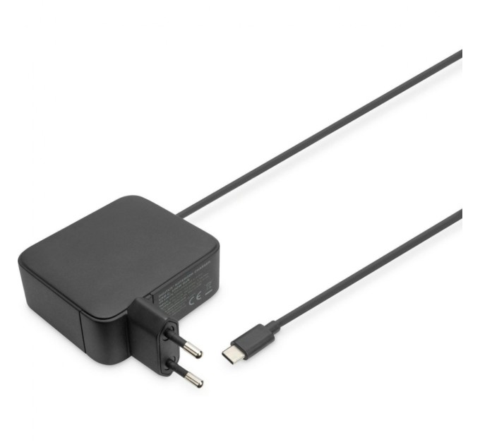 Блок живлення до ноутбуку Digitus 100W USB-C GaN (DA-10072)