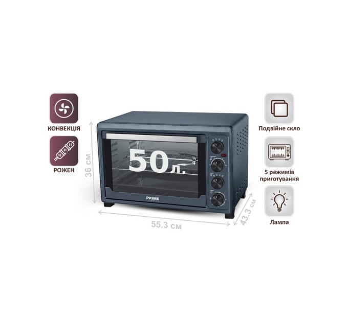 Електропіч PRIME Technics PEO 5289 G