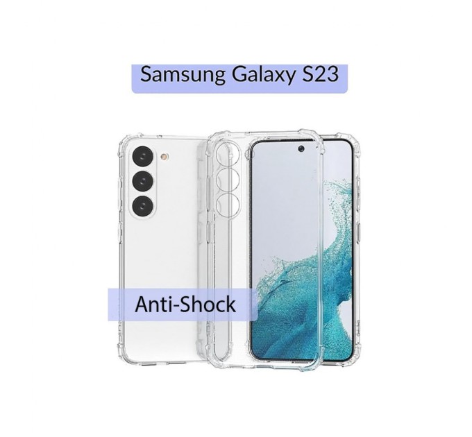 Чохол до мобільного телефона BeCover Anti-Shock Samsung Galaxy S23 SM-S911 Clear (708897)