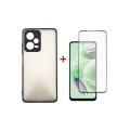 Чохол до мобільного телефона Dengos Kit for Xiaomi Redmi Note 12 Pro 5g case + glass (Black) (DG-KM-30)